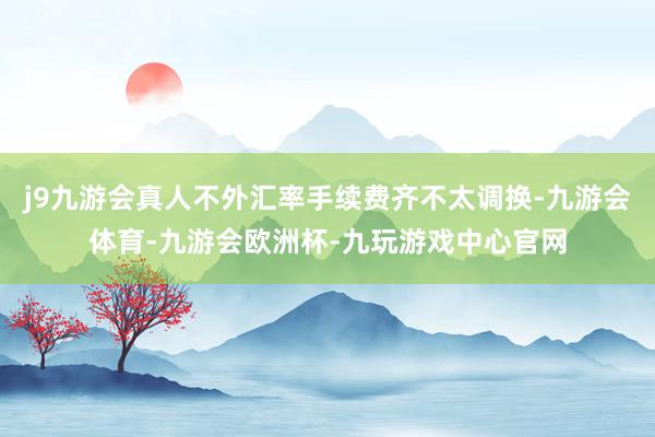 j9九游会真人不外汇率手续费齐不太调换-九游会体育-九游会欧洲杯-九玩游戏中心官网